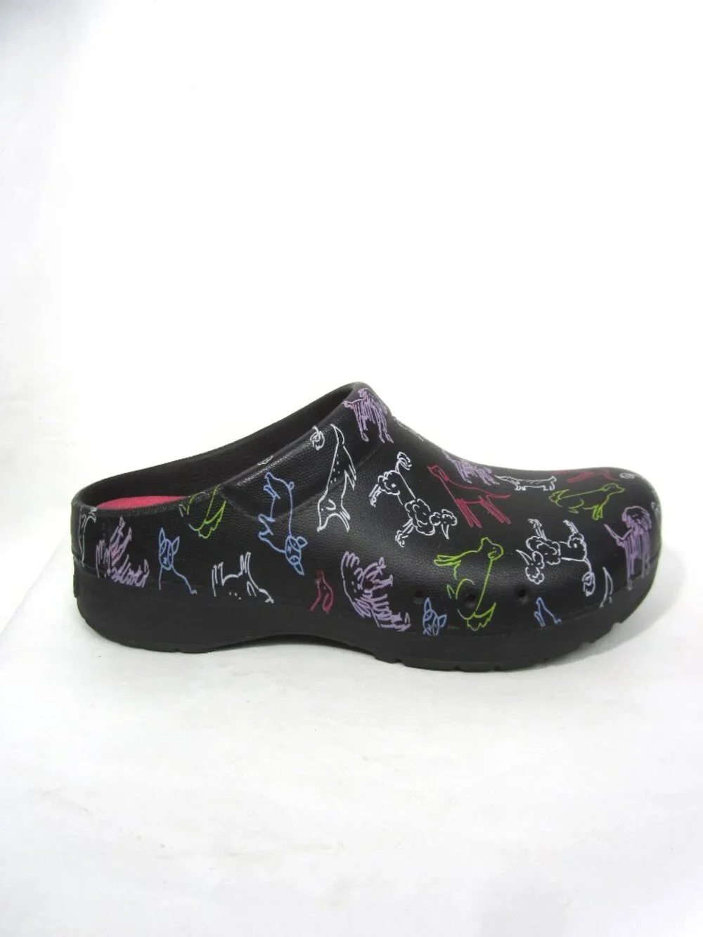 Dansko Kane Dog Lover Print EVA Clogs Size 39 US 8.5 9 Vet Groomer Waterproof - Picture 4 of 11